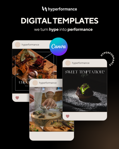750+ Restaurant Canva Templates Pack