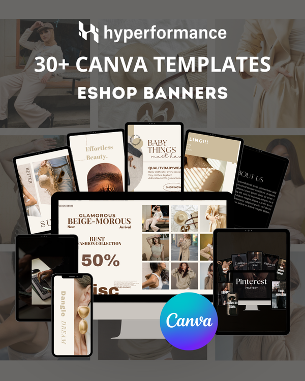 30+ Ecommerce Banners Canva Templates Pack