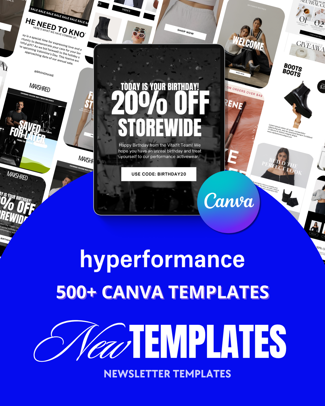 250+ Newsletter Canva Templates Pack