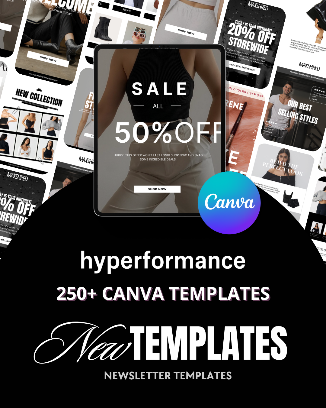 250+ Newsletter Canva Templates Pack