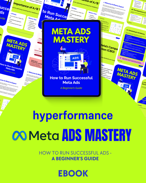 1 x Meta Ads Mastery Ebook (A Beginner's Guide)