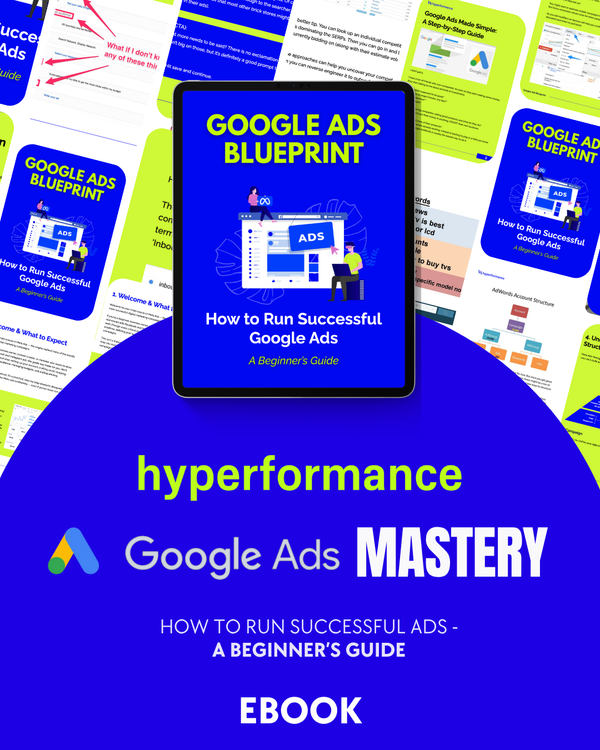 1 x Google Ads Blueprint Ebook (A Beginner's Guide)