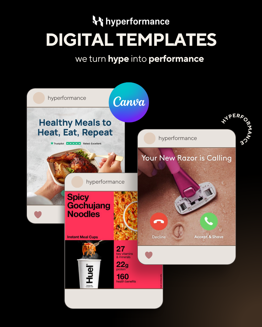 500+ Static Ads Canva Templates Pack
